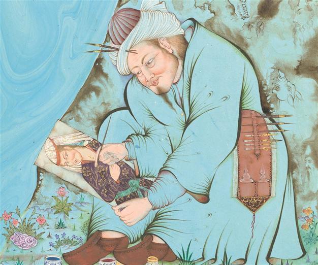 Magic touches on painting