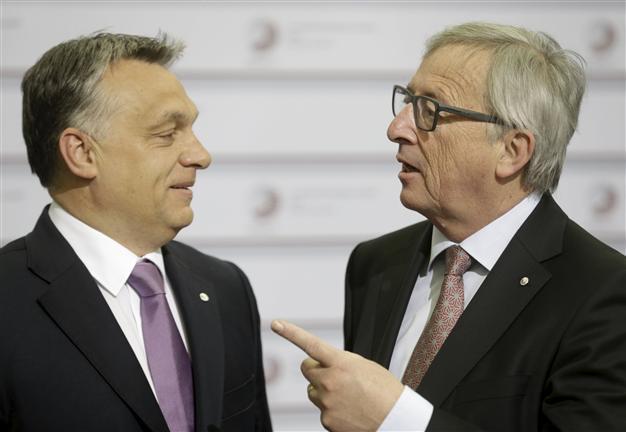 Hello dictator, Juncker says to Hungarys Orban