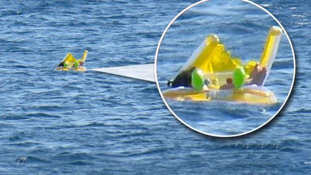 VIDEO: Baby adrift at sea saved by coast guard in Turkeys west