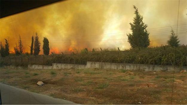Fire breaks out at military zone in Istanbul