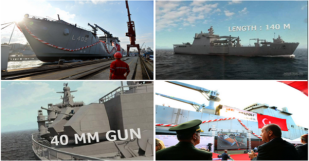 VIDEO: Turkey launches Bayraktar amphibious ship