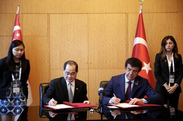 Turkey, Singapore sign free trade declaration