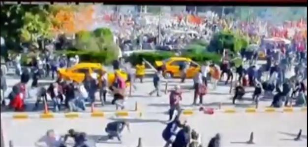 VIDEO: Security footage of Ankara twin blast released