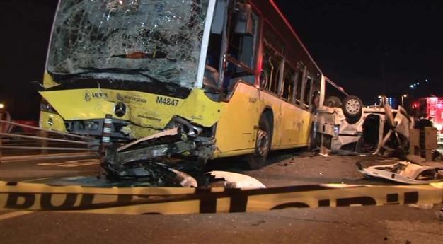 5 killed, 5 wounded in metrobus accident in Istanbul