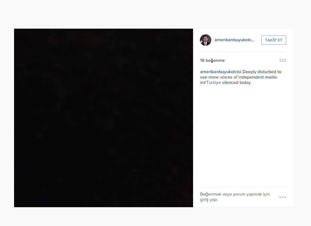 US Embassy urges Turkish courts to uphold ‘media freedom’ upon arrest of Dündar, Gül