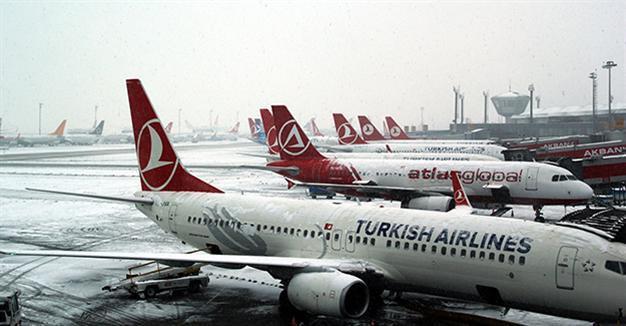 Flights, ferries canceled in Istanbul due to snow storm