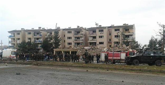 Two officers killed, 35 wounded in massive car bomb attack