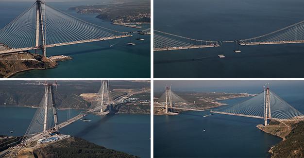 Last section of third bridge on Bosphorus to be mounted on March 4
