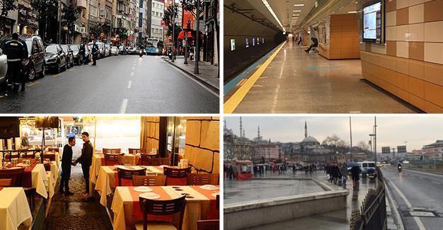 Istanbul deserted after suicide attack: Four looks around the city