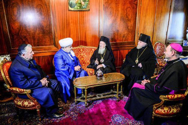 Shaykh al-Islam Paşazade visits Patriarch Bartholomeos
