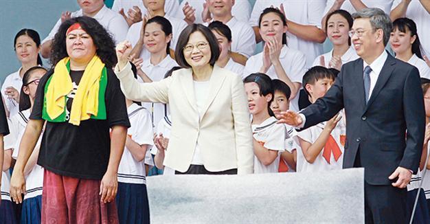 Taiwan’s new president calls for ‘positive dialogue’ with Beijing