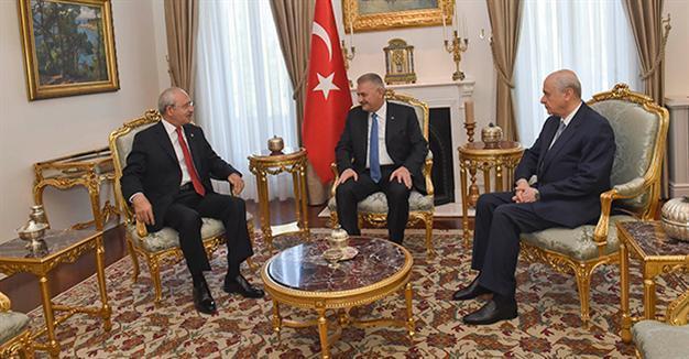 Three Turkish leaders agree to discuss expanding the scope of charter amendments