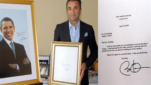 Obama sends thank you letter to hotel in Turkey’s Antalya for service during G-20