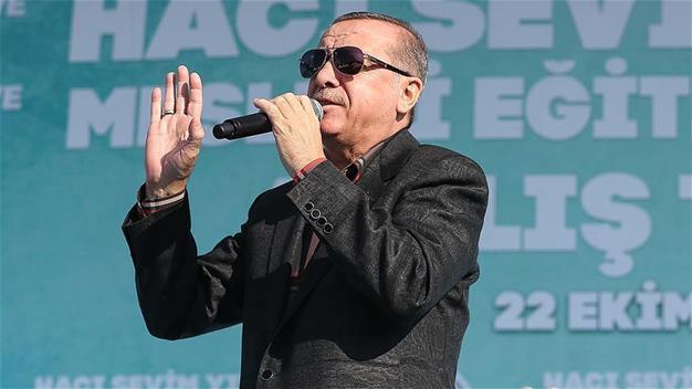 Turkey will not be spectator on issues concerning its security: Erdoğan
