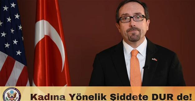 US ambassador to Turkey releases video to raise awareness of violence against women