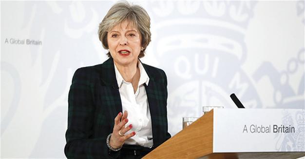 UK Prime Minister May seeks customs deal with EU after Brexit