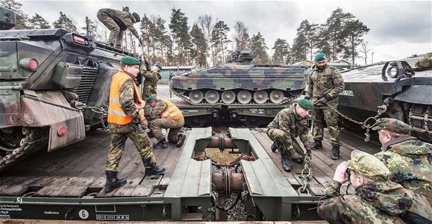 Defense spending by European NATO allies inches up in 2016