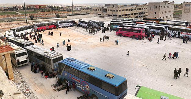 Evacuations in Syria resume after bombing