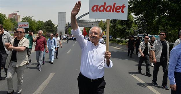 Main opposition CHP leader sets out on 450 km march for ‘justice’