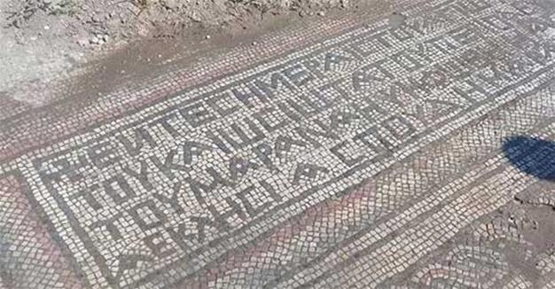Mosaic found in Adıyaman field