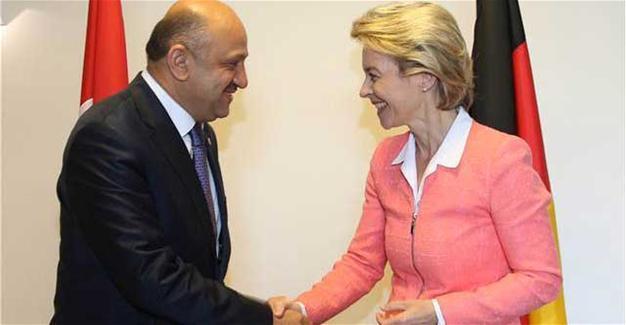 Defense minister meets German counterpart amid tension