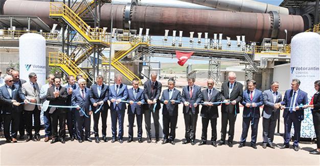 Global cement giant opens 140-mln euro plant in Central Anatolian city Sivas