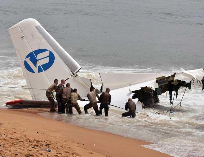 Four people killed in plane crash in Ivory Coast