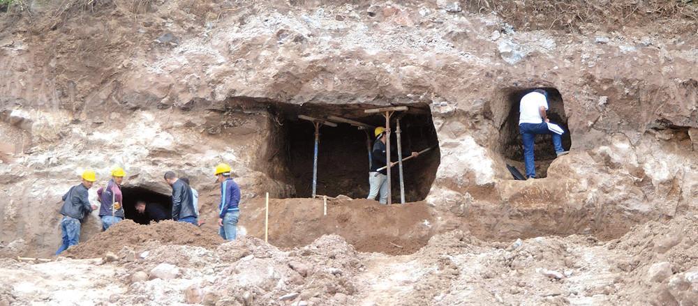 Rock tombs found in Bodrum