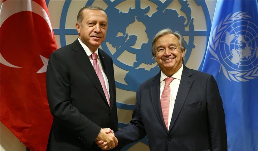 Erdoğan urges UN to intensify efforts for Syria peace