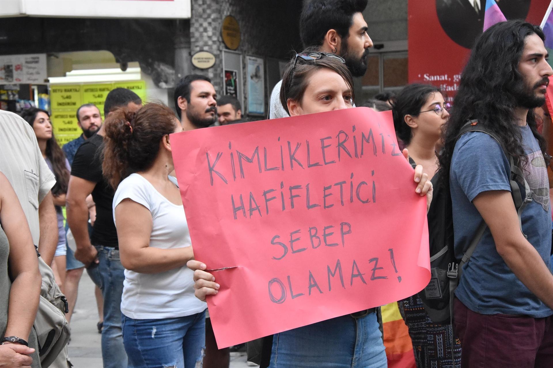 Group protests transgender killing in Turkeys İzmir image picture