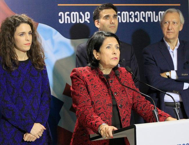 Ex Diplomat Zurabishvili Elected Georgias First Woman President World News