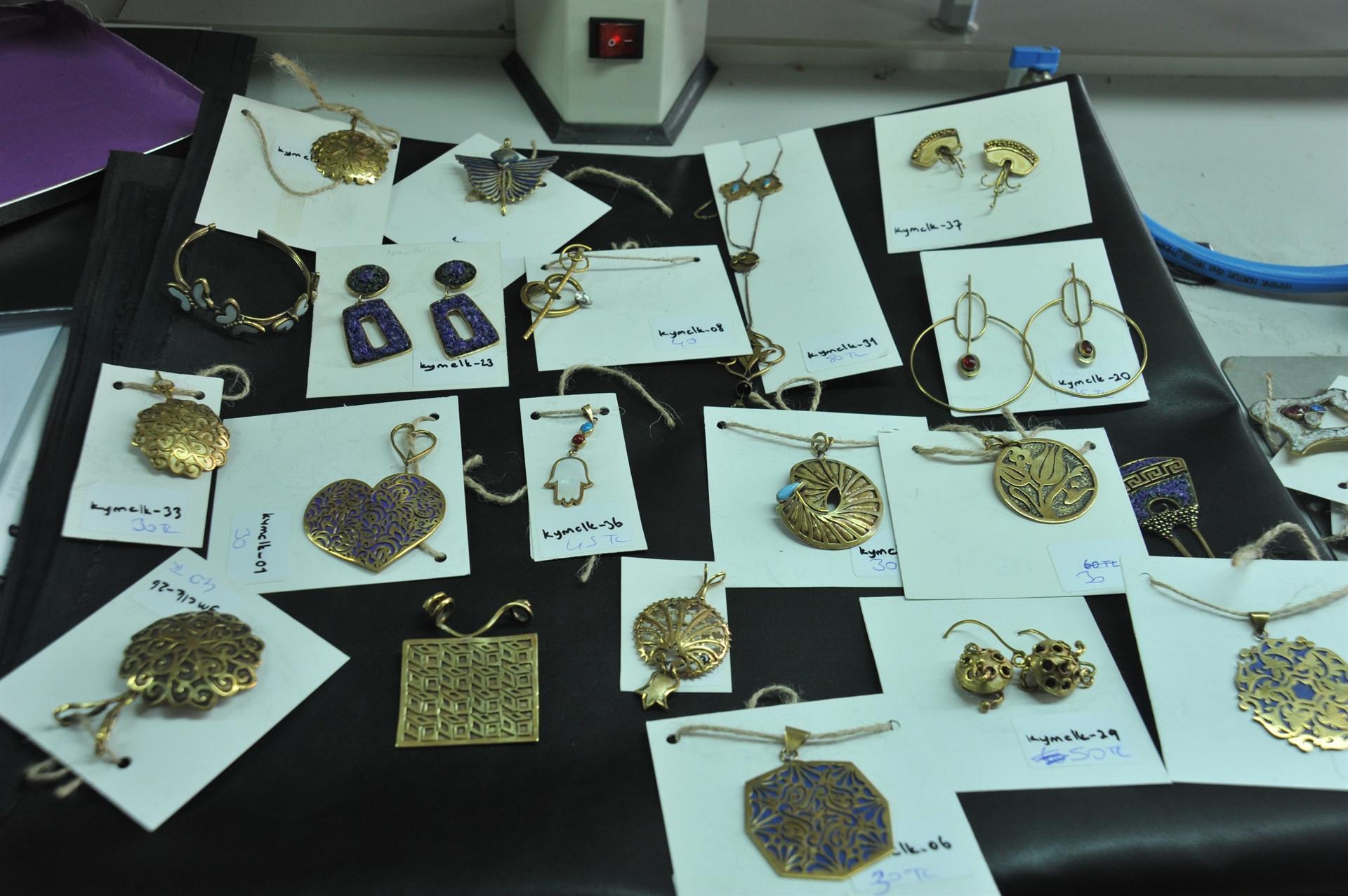 Ancient figures become jewelry