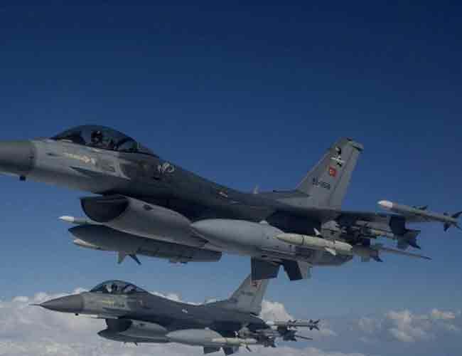 Turkish jets hit PKK and YPG militants in SE Turkey