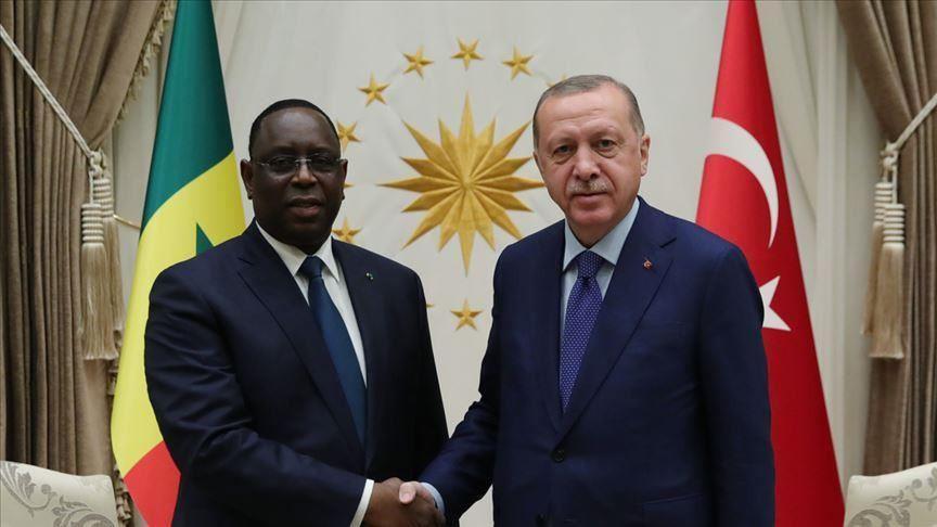 Turkish president receives Senegalese counterpart
