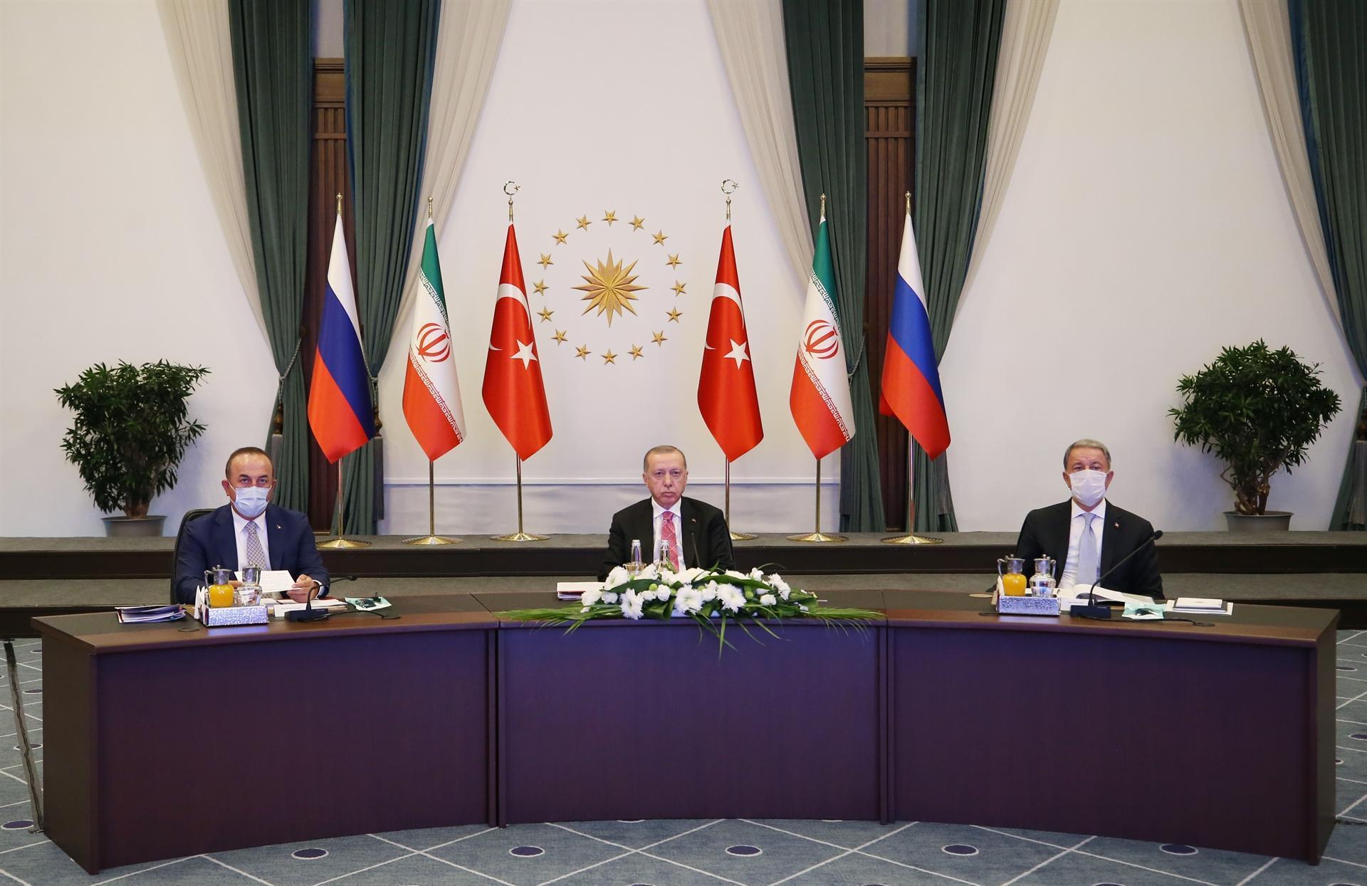 Leaders Of Turkey, Russia, Iran Hold Online Astana Summit - Türkiye News