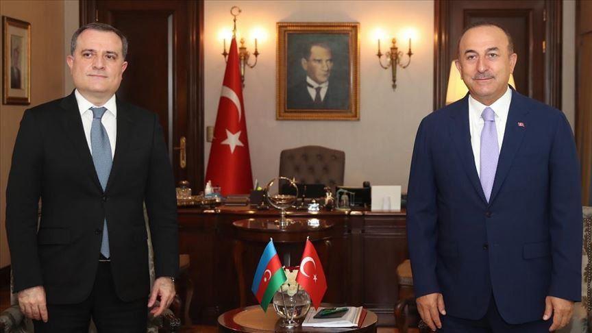 Top Turkish, Azerbaijani diplomats discuss Upper Karabakh