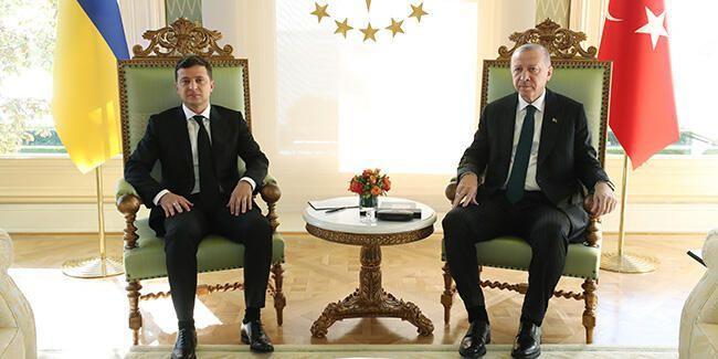 President Erdoğan meets Ukrainian counterpart Zelensky