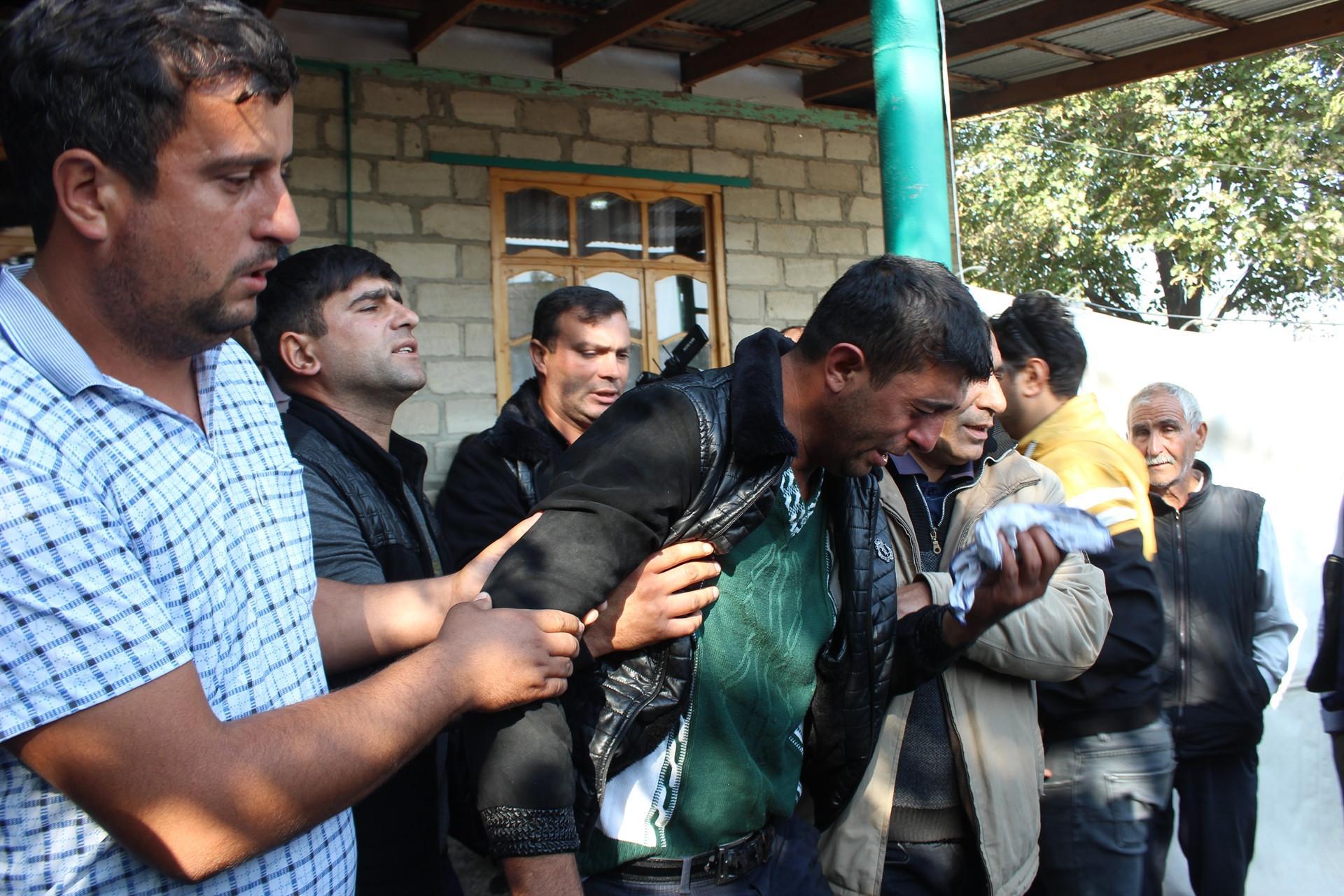 ‘Bombs rained down us’: Armenia attacks victim in Barda