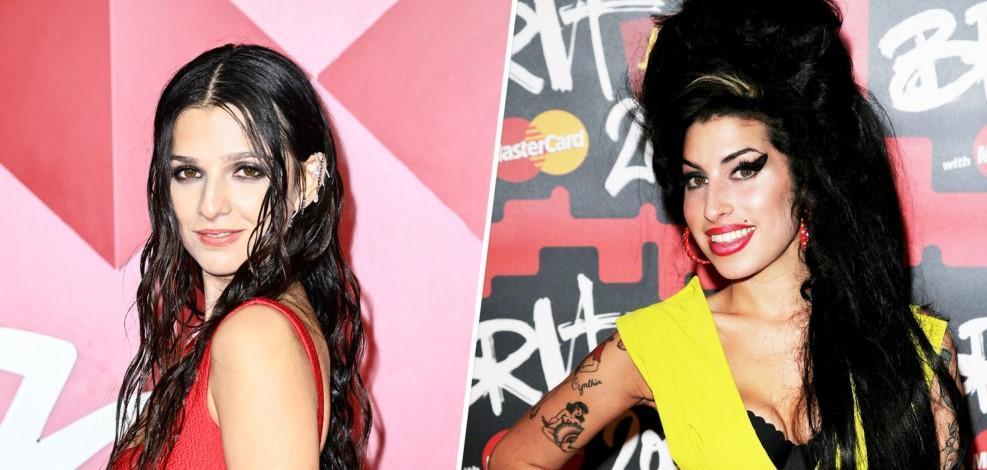 New photos of actress Marisa Abela as Amy Winehouse in upcoming