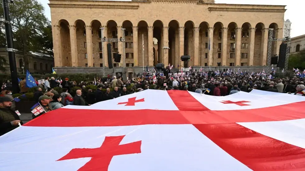 Thousands Rally In Georgia Against Government - World News