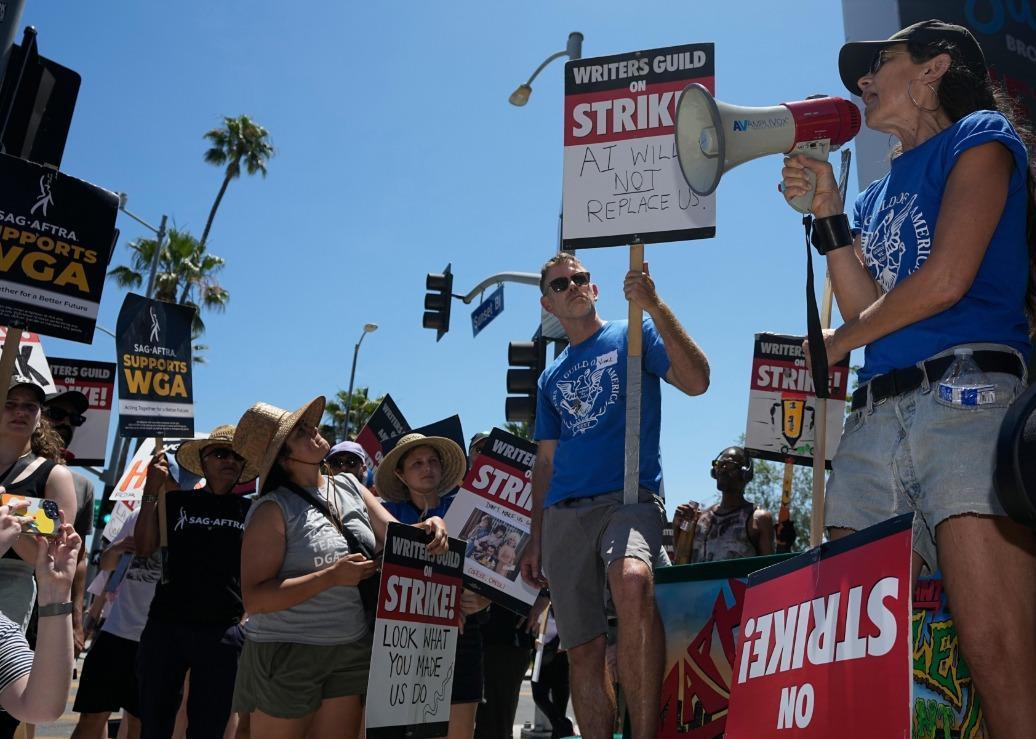 Hollywood Actors Join Writers In Industry-stopping Strike