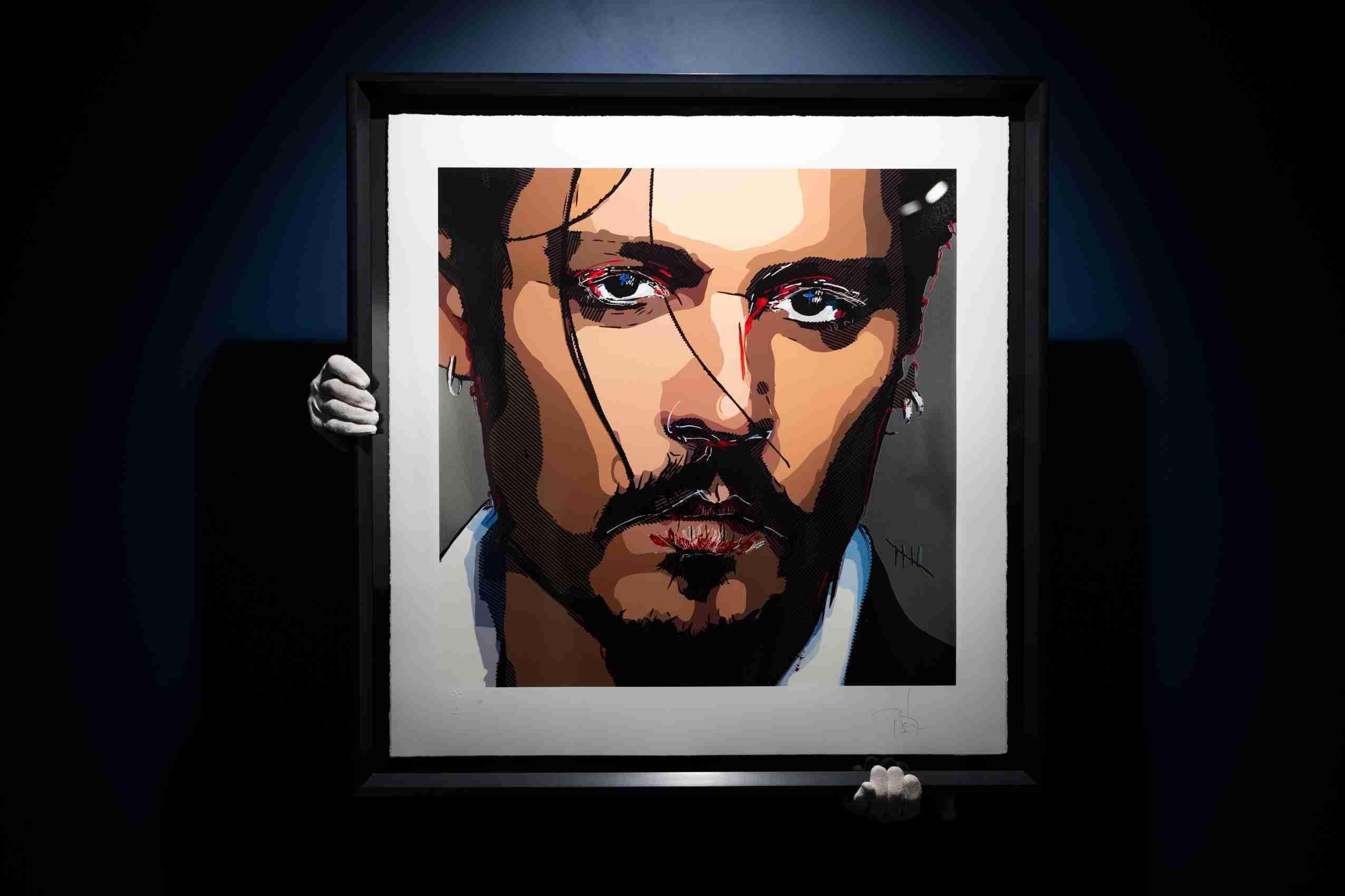 Johnny Depp creates debut self-portrait in 'dark' and 'confusing' time