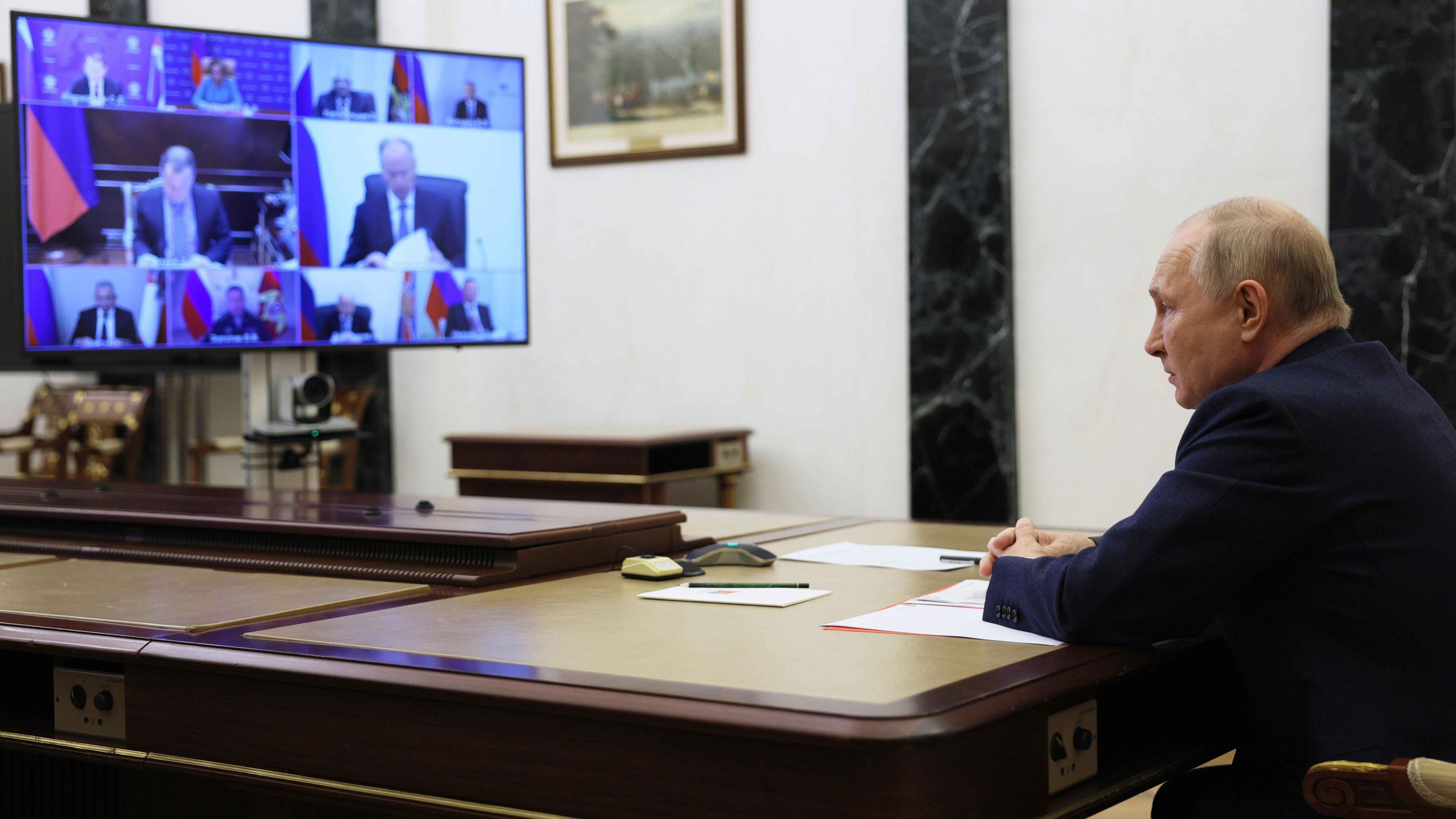 Russia says downed 36 Ukrainian drones over Black Sea, Crimea