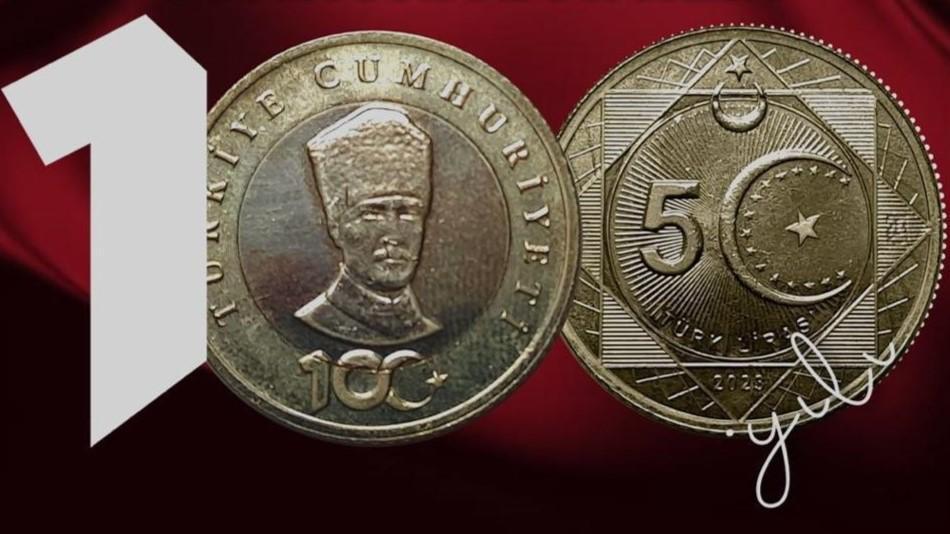 Commemorative coin released to mark centenary T rkiye News