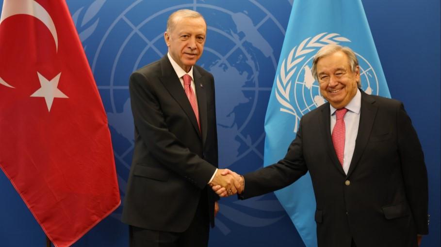 Erdoğan holds phone call with UN chief
