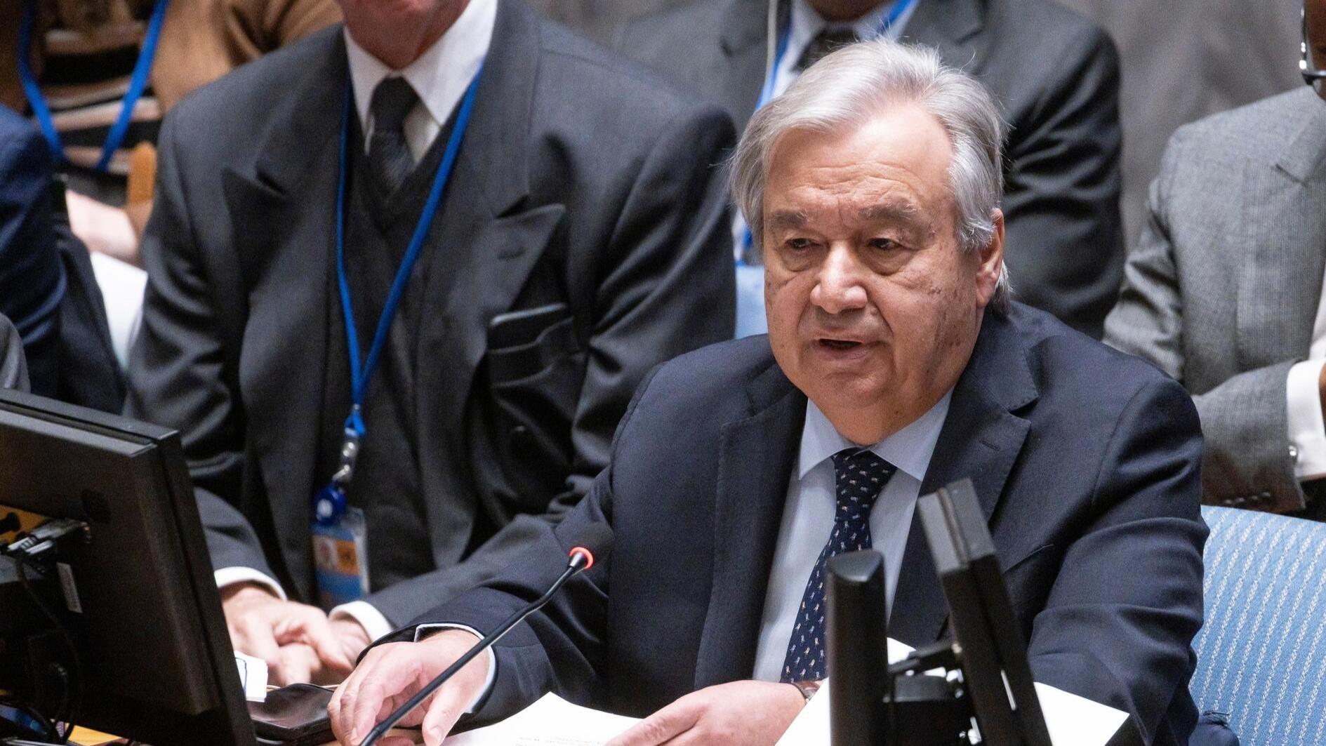 UN Chief Uses Rare Power To Warn Security Council About 'humanitarian ...