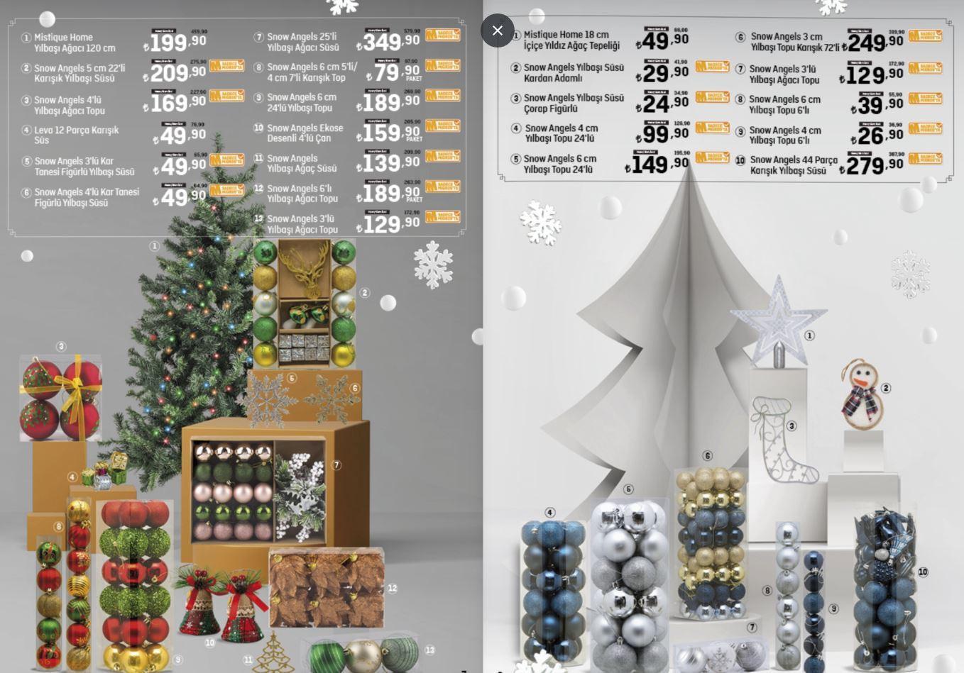 Migros 22 Aralık-3 Ocak 2024 indirimli ürünler kataloğu | Airfryer, Elektrikli ısıtıcı, masa lambası, yılbaşı ağacı ve süslemeleri, ütü, blender set, çay makinesi raflarda yerini aldı