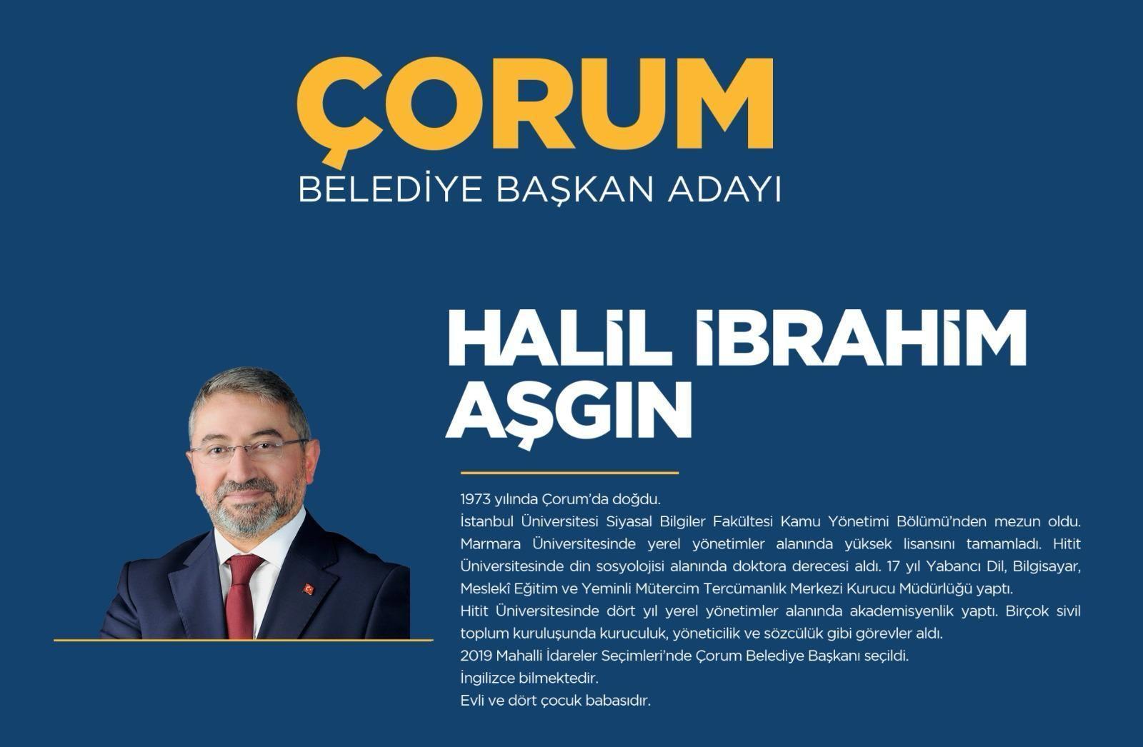 Halil brahim A g n kimdir AK Parti orum Belediye Ba kan Aday