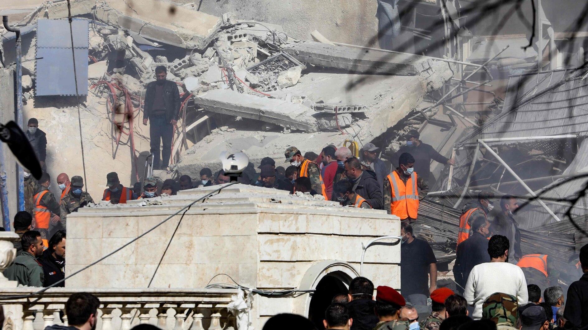 An Israeli Airstrike On The Syrian Capital Killed At Least 5 Iranian ...