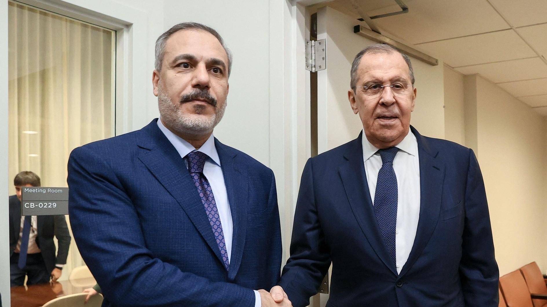 Fidan, Lavrov discuss Gaza, Ukraine war in New York